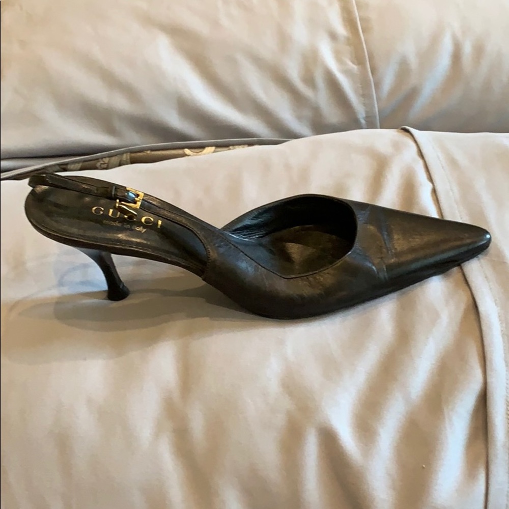 Gucci slingback heels US size 8
